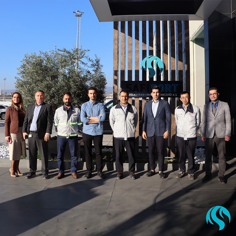 Toyota Motor Production General Manager Cem Kulu, Lead Coordinating Executive Kenji Tsuchiya San, Logistics Engineer Mehmet Can Us and Operations and Quality Specialist Serkan Akbıyık visited our port.