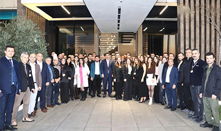 Our Chairman of the Board of Directors, Mr. Hakan Safi and our Board Members came together with our port employees on the last day of the year. Our Chairman offered his congratulations for the year 2024 and wished unity, solidarity and sustainable success for the new year.