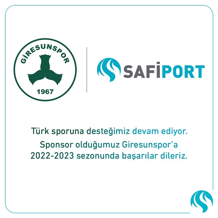 Our support for Turkish sports continues. We wish success to Giresunspor, which we sponsor, in the 2022-2023 season.