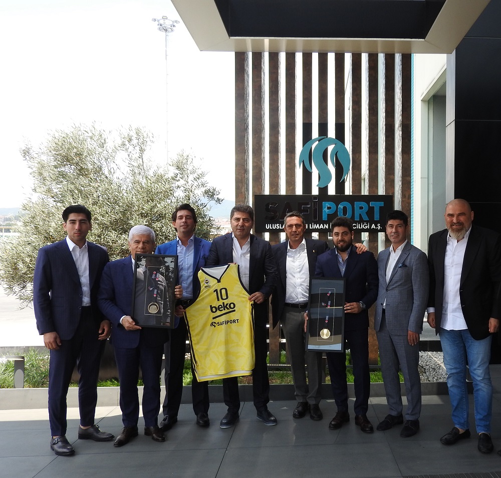 During the visits of Fenerbahçe Sports Club President Mr. Ali Koç, Secretary General Mr. Burak Kızılhan, Member of the Board of Directors Mr. Sertaç Komsuoğlu to our port, it was discussed that our sponsorship will continue this year as it was last year. Our support to our esteemed President Mr. Ali Koç and his team will continue as usual.