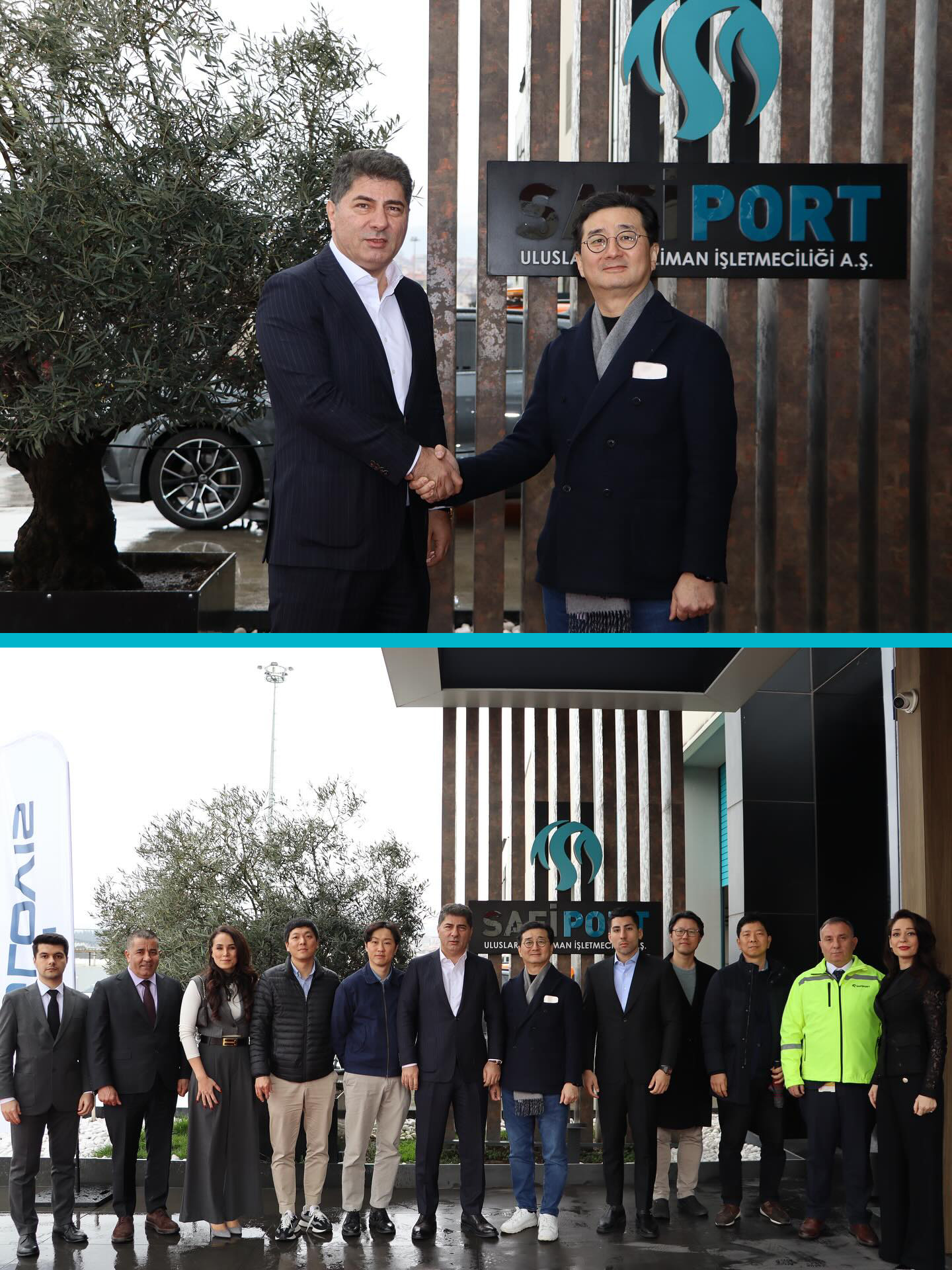 We had the pleasure of hosting Hyundai Glovis Europe CEO Mr. Song Ikhyun, Europe HQ HR Coordinator Mr. Heo Jaekyoon, Finance Director Mr. Cho Inseong, Hyundai Glovis TR CEO Mr. Boung Suep Moon, Vehicle Transport Coordinator Mr. Haeki Kim, and Senior Vehicle Transport Manager Ms. Dilek Ülgen Akanlar at our port.