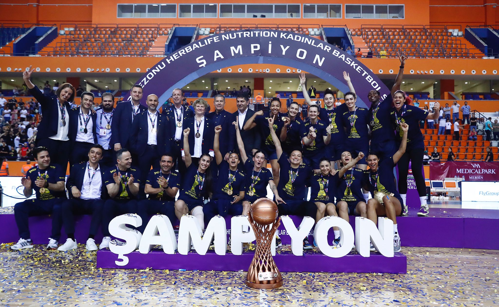 Congratulations Fenerbahce Safiport!  Congratulations to our team that won the Herbalife Nutrition Women's Basketball Super League!