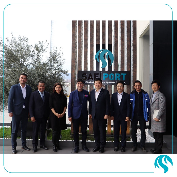 We hosted Mr. Jongduk Suh, CEO of Posco Assan, one of the largest stainless steel producer companies, Mr. Soonyeol Hwang, D-CAO, Purchasing Department Manager Ms. Tuğba Palaz, Logistics Processes Manager Mr. Kemal Katırcı and Purchasing Processes Leader Mr. Taewoo Kim at our port.