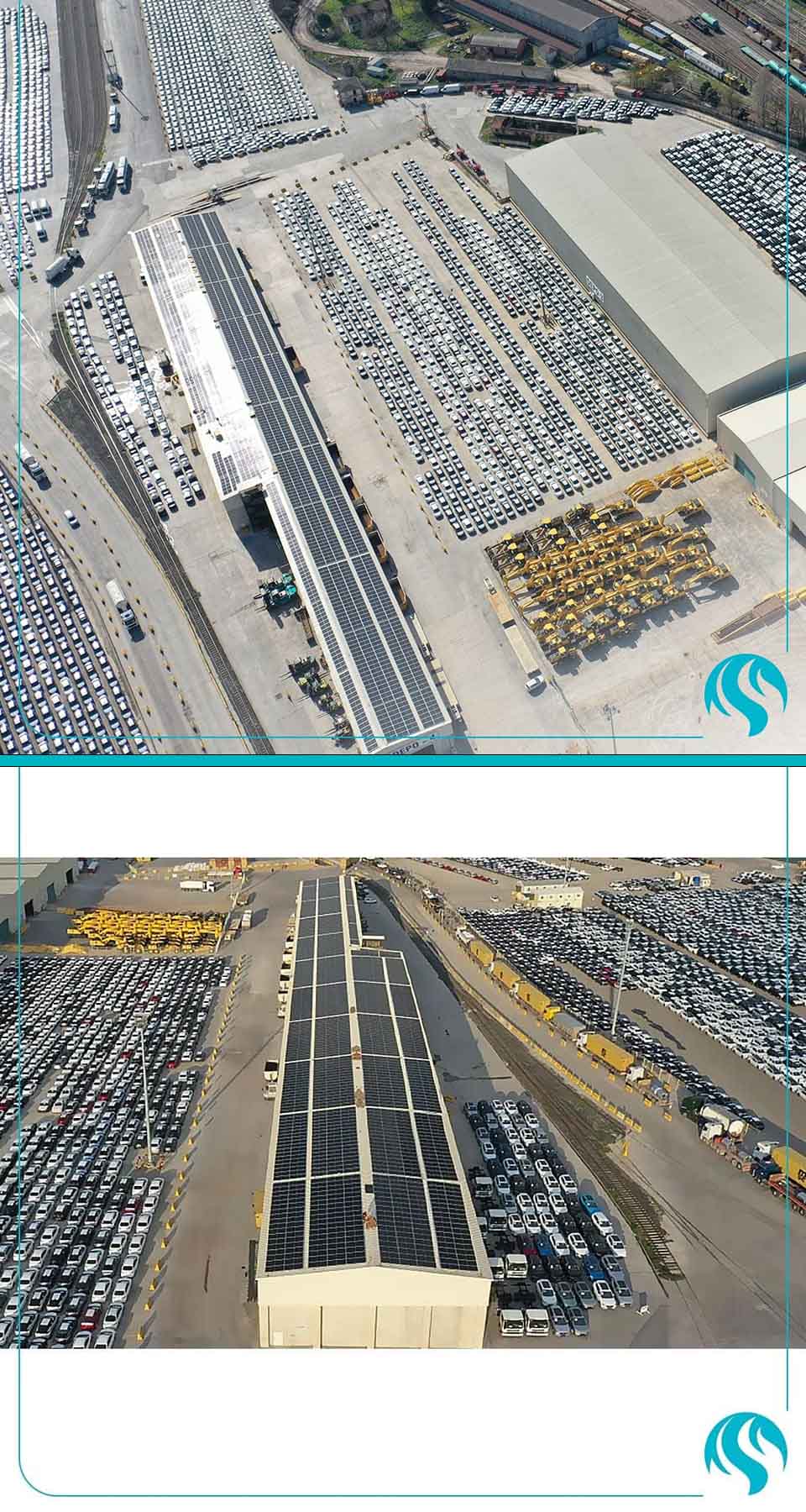 Another first from Safiport! We meet our increasing energy needs with an environmentally friendly project. We started to generate energy with solar panels with a capacity of 1 MW installed on the roof of one of our closed warehouses. The commissioned panels meet 15 percent of our port's energy needs. With this project, we both reduce our carbon footprint and contribute to the efficient use of natural resources.